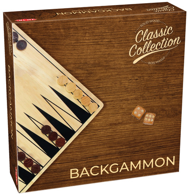 Backgammon Tactic w kartonowym pudełku 40219 (6416739402192) - obraz 1