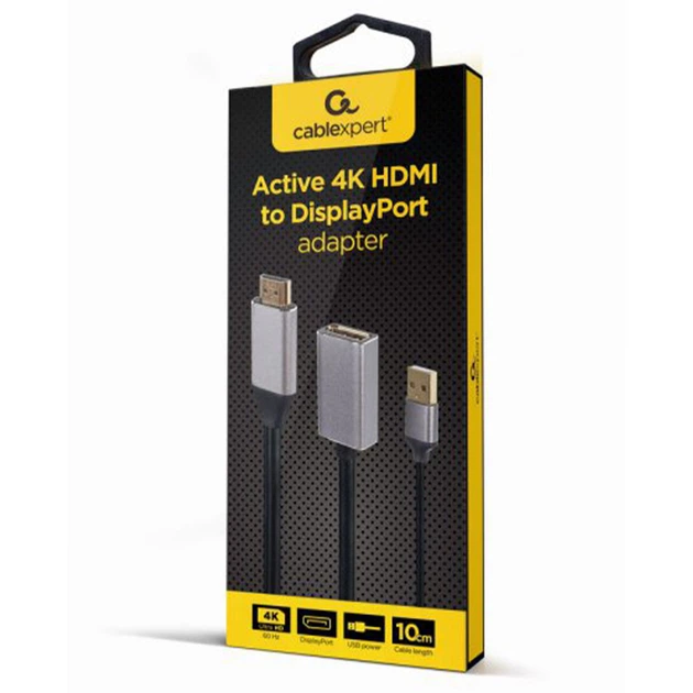 Адаптер-переходник HDMI на DisplayPort, 4K 60 Гц - Фото 3 Адаптер-переходник HDMI на DisplayPort, 4K 60 Гц - изображение 3