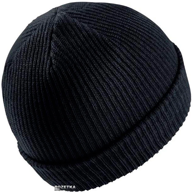 Шапка Nike Fisherman Beanie 628684-011 Misc Черно-серая - Фото 2 Шапка Nike Fisherman Beanie 628684-011 Misc Черно-серая - изображение 2