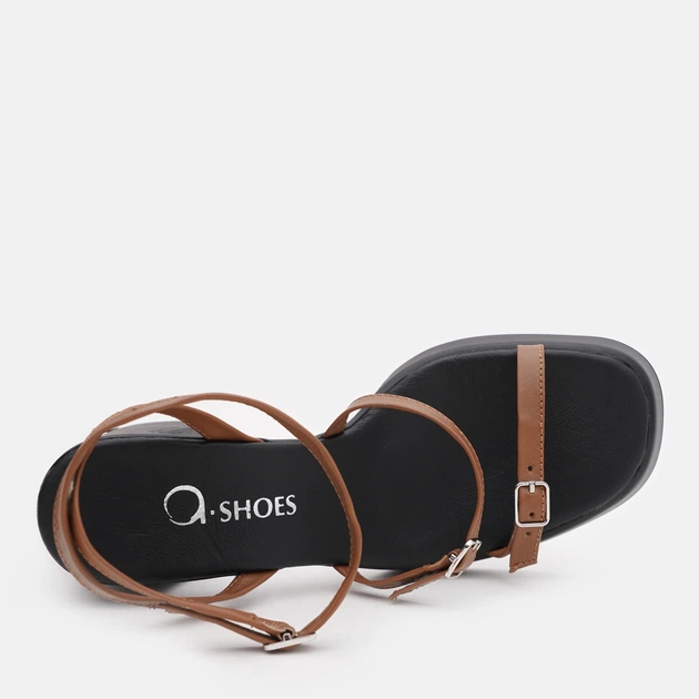 Жіночі босоніжки шкіряні Ashoes Remi/718 40 25.5 см Темна карамель (ROZ6501004365) - Фото 6 Жіночі босоніжки шкіряні Ashoes Remi/718 40 25.5 см Темна карамель (ROZ6501004365) - зображення 6