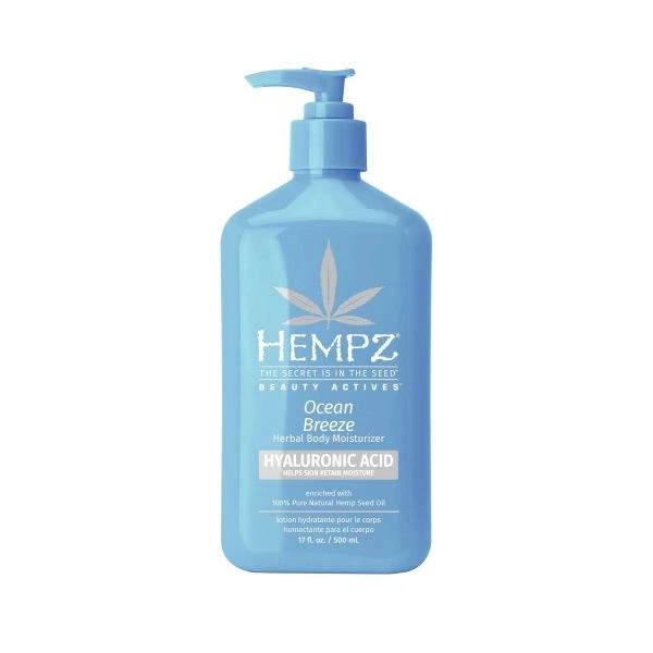 Увлажняющее молочко с гиалуроновой кислотой "Оушен Бриз" Ocean Breeze Herbal Body Moisturizer with Hyaluronic Acid Hempz 500 мл - Фото 1 Увлажняющее молочко с гиалуроновой кислотой "Оушен Бриз" Ocean Breeze Herbal Body Moisturizer with Hyaluronic Acid Hempz 500 мл - изображение 1