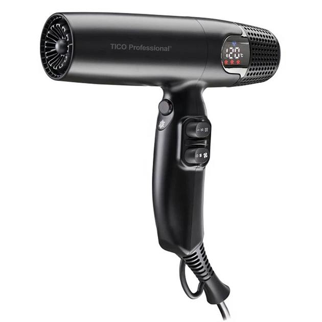 Фен Tico Hyper Sonic 100033 з іонізацією, 4 температурні режими, 1800 Вт чорний (W-100033) - зображення 3