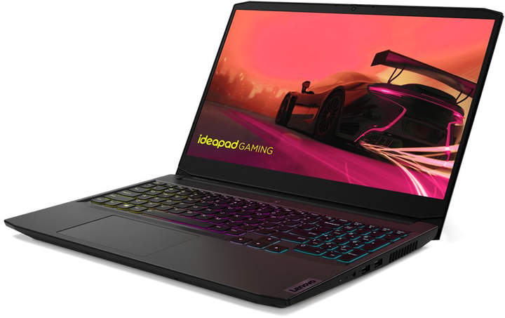 Laptop Lenovo IdeaPad Gaming 3 15ACH6 (82K202ACRM) Shadow Black - obraz 2