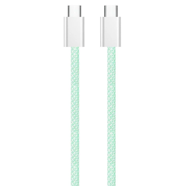 Кабель ColorWay USB Type-C + USB Type-C (M/M), 3.0 А, 1 м, Зелений (CW-CBPDCC061-G) - Фото 7 Кабель ColorWay USB Type-C + USB Type-C (M/M), 3.0 А, 1 м, Зелений (CW-CBPDCC061-G) - зображення 7