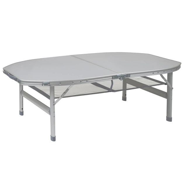 Стіл Bo-Camp Premium Oval 120x80 cm Grey (1404420) - Фото 2 Стіл Bo-Camp Premium Oval 120x80 cm Grey (1404420) - зображення 2