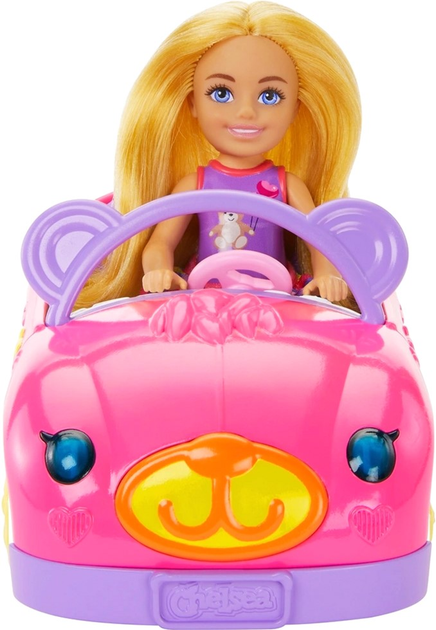 Лялька з аксесуарами Mattel Barbie Челсі та ведмедик HXN05 15 см (0194735234608) - зображення 1