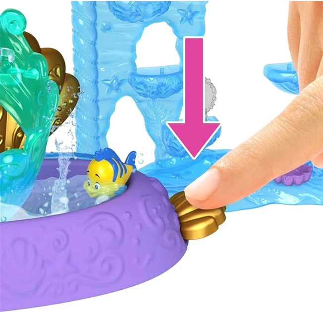 Лялька з аксесуарами Disney Princess Палац Аріель HLW95 8.8 см (0194735121182) - зображення 6