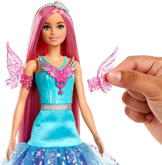 Lalka filmowa Mattel Barbie Malibu Szczypta Magii Roberts ze zwierzątkami JCW48 29 cm (0194735277650) - obraz 3