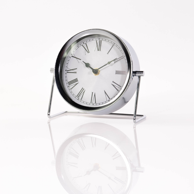 Настільний годинник Home & Styling Collection на металевій підставці круглий (8719987734441) - зображення 3