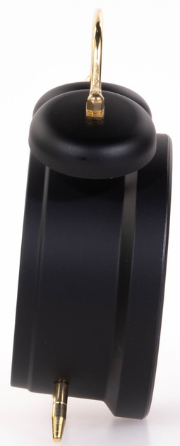 Zegar budzik Home & Styling Collection w klasycznym stylu ze złotymi wskazówkami metalowy 12 cm (8720573257671) - obraz 6