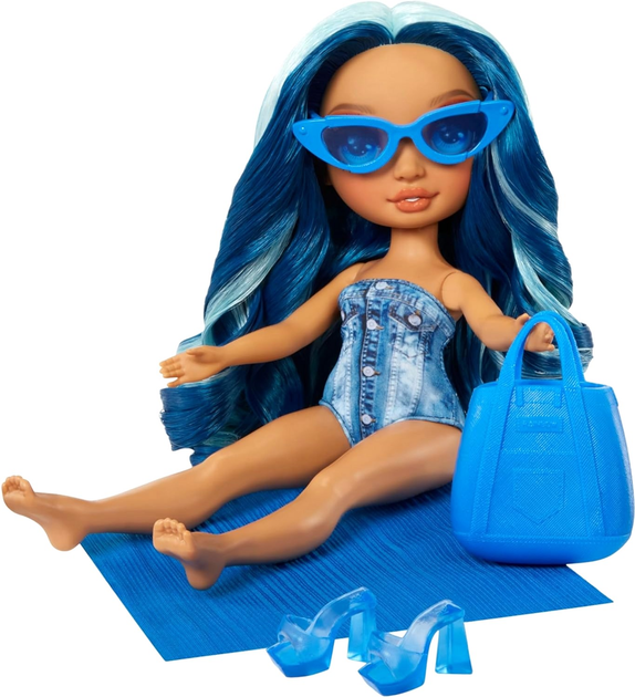 Lalka MGA Rainbow High Swim and Style Fashion Doll Skyler 28 cm (0035051507307) - obraz 5