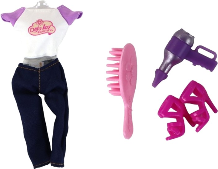 Zestaw lalek Leantoys Lucy w ciąży z dzieckiem i wózekiem (5905515352345) - obraz 3