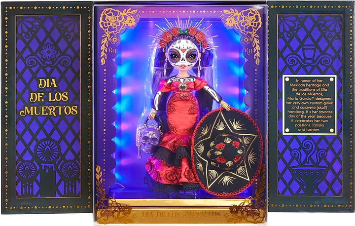 Колекційна лялька MGA Rainbow High Dia De Los Muertos Maria 28 см (10035051585883) - зображення 2