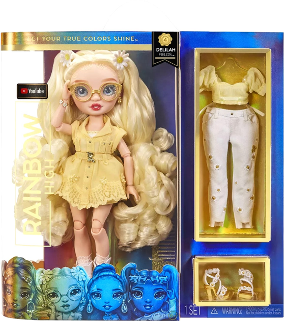 Лялька MGA Rainbow High Core Fashion Doll Delilah Fields 28 см (0035051578307) - зображення 1