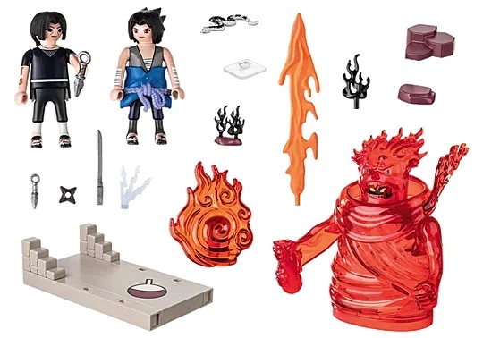 Zestaw zabawek Playmobil Naruto Sasuke i Itachi (4008789706669) - obraz 2