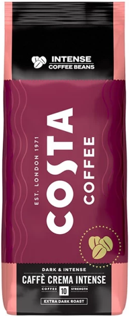 Кава в зернах Costa Coffee Crema Intense 1 кг (KIHCFFKZI0006) - зображення 2