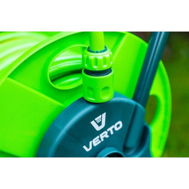 Катушка для шланга Verto катушка на подставке (15G790) - Фото 4 Катушка для шланга Verto катушка на подставке (15G790) - изображение 4