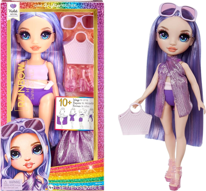 コレクション colorful Кукла Lalka MGA Rainbow High Swim and Style Fashion Doll
