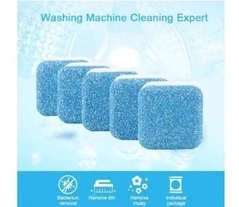 Антибактеріальний засіб очищення пральних машин Washing mashine cleaner №2 у шипучих таблетках - зображення 4