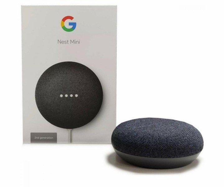 Портативная акустика Google Nest Mini Charcoal (GA00781-US/EU) - изображение 3