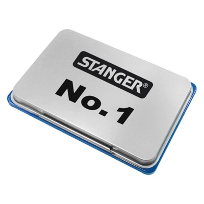 Подушка штемпельна Stanger 126х81 мм синя N1 (380007) - Фото 1 Подушка штемпельна Stanger 126х81 мм синя N1 (380007) - зображення 1