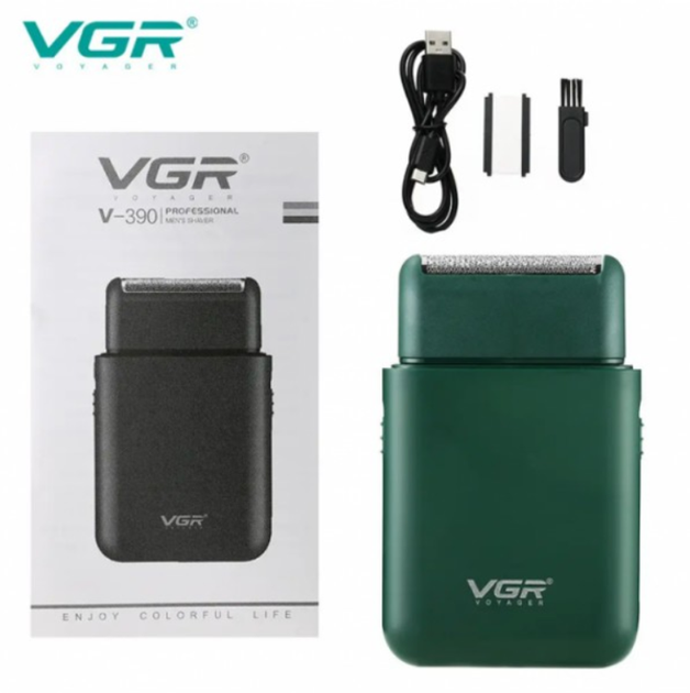 Шейвер-електробритва VGR Men's Shaver Olive V-390 - Фото 5 Шейвер-електробритва VGR Men's Shaver Olive V-390 - зображення 5