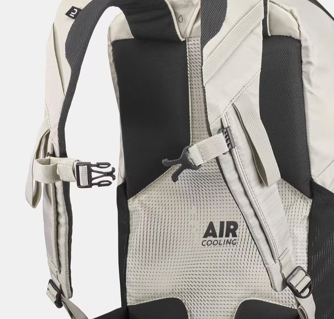 Женский Туристический Рюкзак QUECHUA MH100 20л 48 х 23 х 17,5 см Белый Совместимые с Питьевой Системой - Фото 9 Женский Туристический Рюкзак QUECHUA MH100 20л 48 х 23 х 17,5 см Белый Совместимые с Питьевой Системой - изображение 9