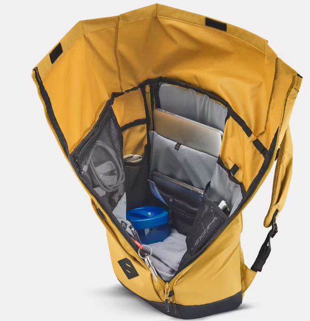 Туристический Рюкзак QUECHUA NH Escape 500 Rolltop 23л 46 х 28 х 22 см Желтый - изображение 5