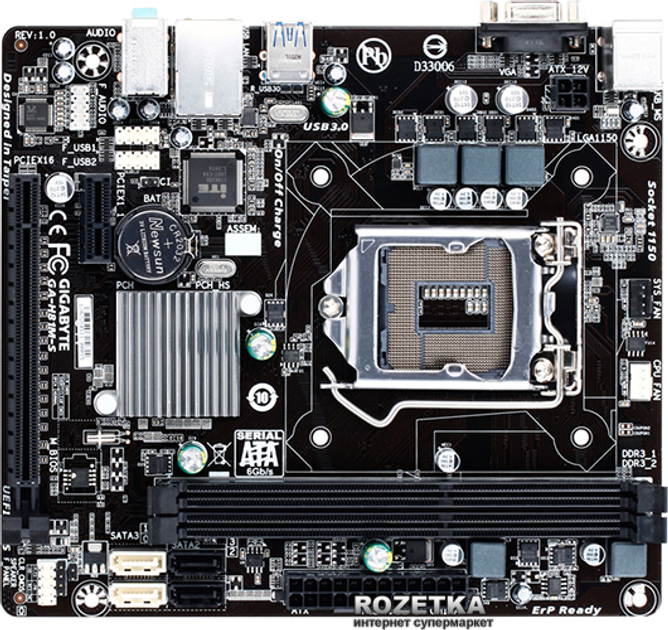 Материнская плата Gigabyte GA-H81M-S (s1150, Intel H81, PCI-Ex16 ...