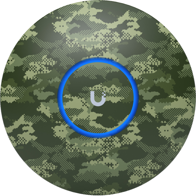 Zestaw 3 obudów do punktów dostępowych Ubiquiti UniFi U6+ Cover Camo (nHD-cover-Camo-3) - obraz 1