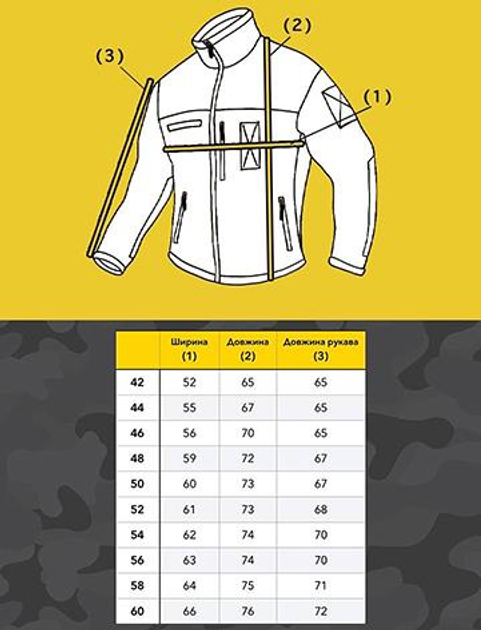 Тактическая мужская флисовая кофта Пиксель (52) - изображение 2