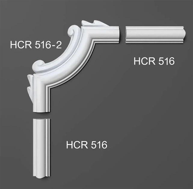 Молдинг полимерный Grand decor HCR 516 12*23*2000 мм - изображение 8
