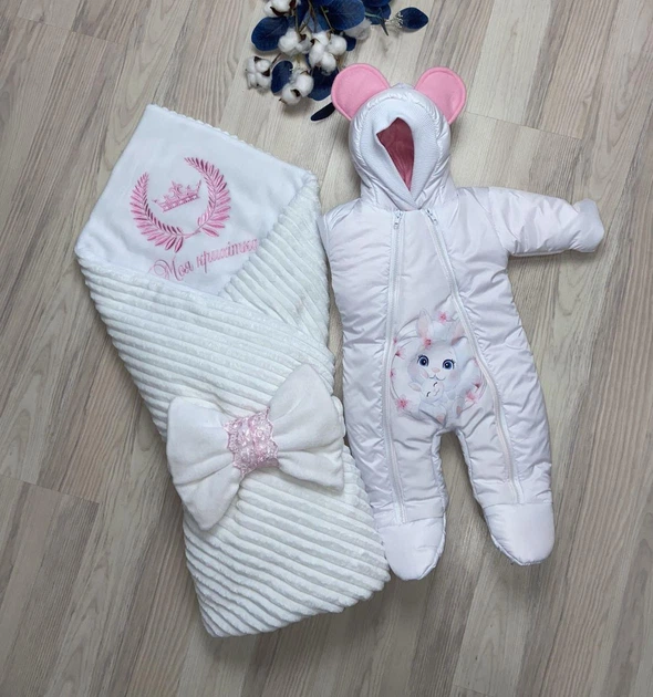 Демисезонный Комплект на выписку из роддома ПА001 - Фото 1 Демисезонный Комплект на выписку из роддома ПА001 - изображение 1