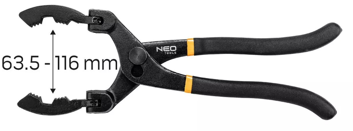 Ключ вигинний NEO Tools 30 / 60 / 90 градусів для масляних фільтрів 63.5 - 116 мм 11-241 (5907558435948) - зображення 7