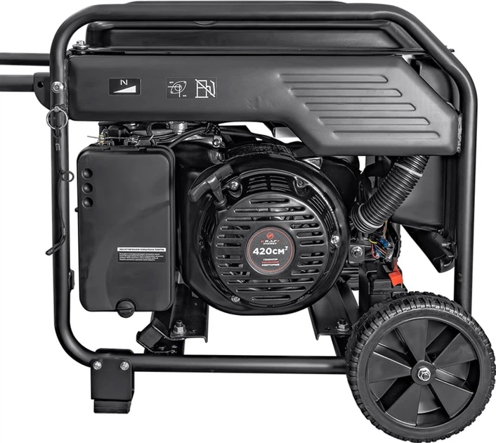 Генератор инверторный бензиновый Kraft KRF-7500GEI 7 кВт (41-00312) - изображение 5