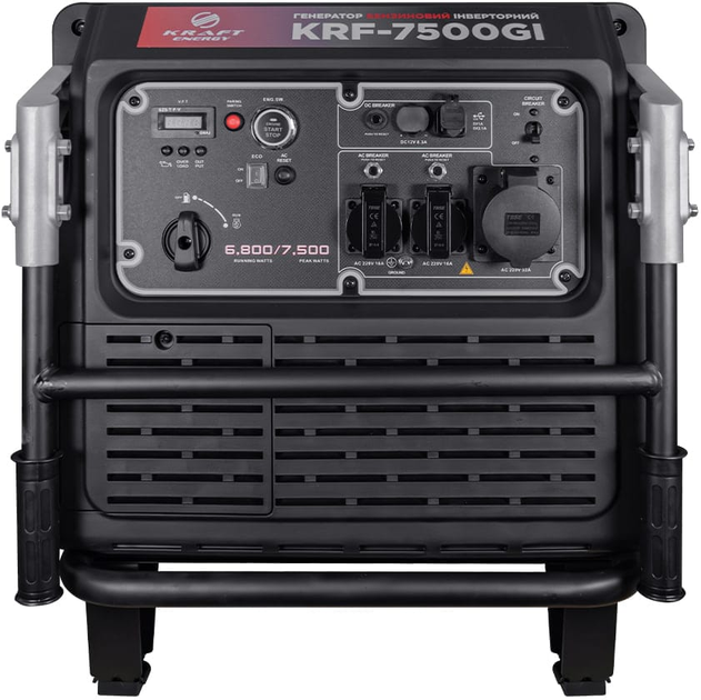 Генератор інверторний бензиновий Kraft KRF-7500GI 6.8 кВт (41-00311) - зображення 2