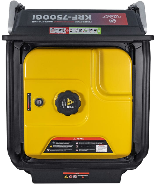 Генератор інверторний бензиновий Kraft KRF-7500GI 6.8 кВт (41-00311) - зображення 6