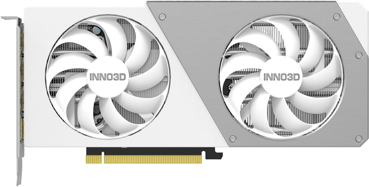 Відеокарта INNO3D PCI-Ex GeForce RTX 4070 Ti Super Twin X2 OC White 16GB GDDR6X (256bit) (2610/21000) (HDMI, 3 x DisplayPort) (N407TS2-166XX-186156W) - зображення 2