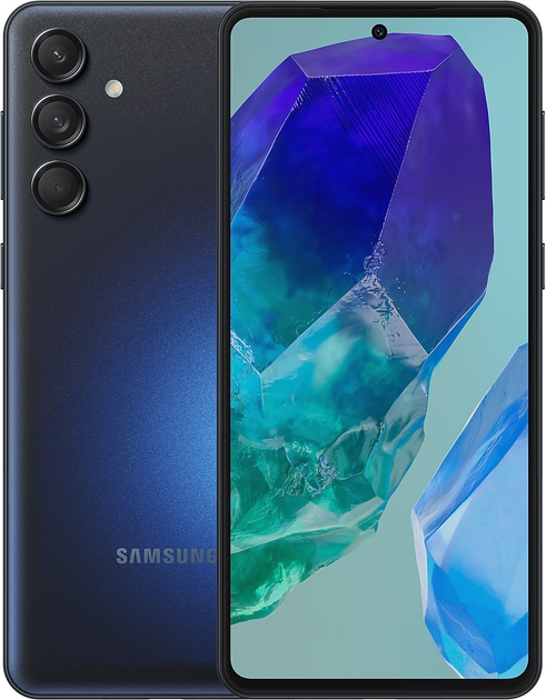 Мобільний телефон Samsung Galaxy M55 5G 8/128GB DualSim Dark Blue (SM-M556EZKAEUB) - зображення 1