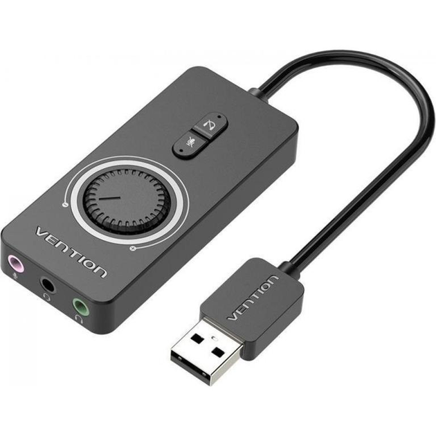Звукова плата USB Vention Audio USB - 3х3,5 мм jack 0.15m Volume Control (CDRBB) - изображение 1