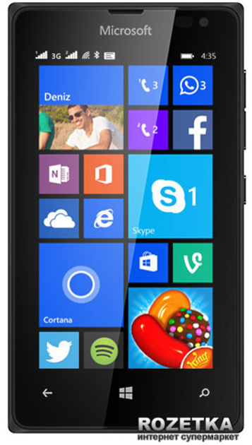 Мобильный телефон Microsoft Lumia 435 (Nokia) Dual Sim Black – фото ...