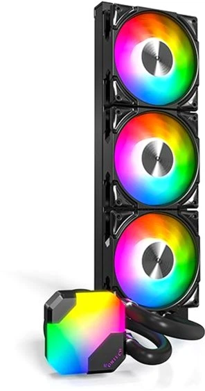 Chłodzenie wodne Montech HyperFlow ARGB 360 Black - obraz 2