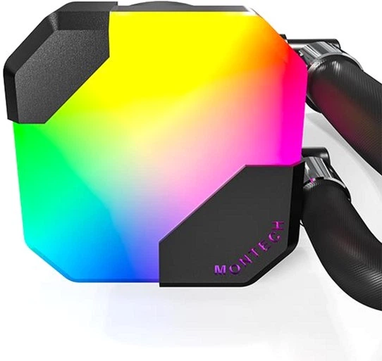 Chłodzenie wodne Montech HyperFlow ARGB 360 Black - obraz 5