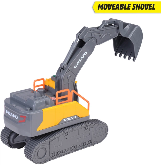 Екскаватор Dickie Toys Вольво зі свтловими та звуковими ефектами 23 см (4006333087660) - зображення 2