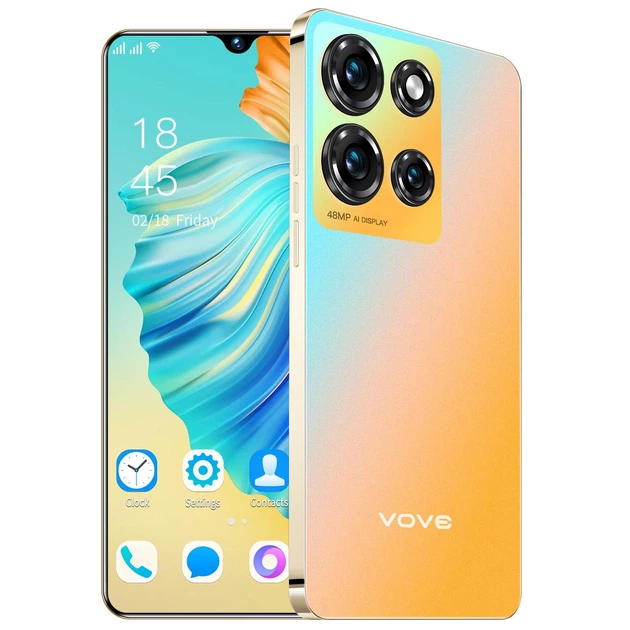 Смартфон vove Note30i Dual SIM 4ГБ + 64ГБ Gold - зображення 7