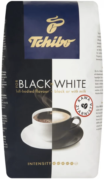 Кава в зернах Tchibo Black & White 1 кг (4046234834024) - зображення 1