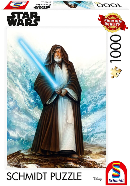 Puzzle Gibsons Games PQ Star Wars Obi-Wan Kenobi 69.3 x 49.3 cm 1000 elementów (4001504575939) - obraz 1