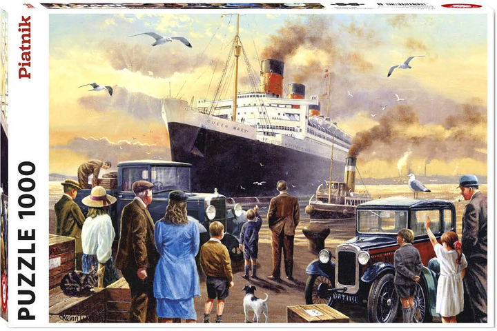 Puzzle Piatnik R.M.S.Queen Mary 67.5 x 44.1 cm 1000 elementów (9001890556340) - obraz 1