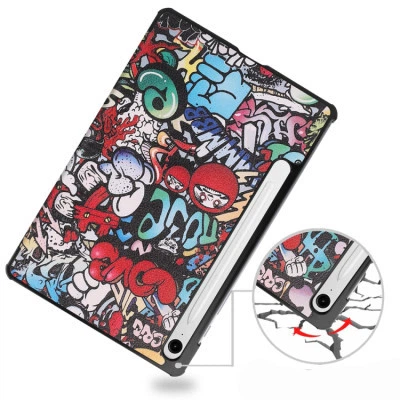 Чехол для планшета BeCover Smart Case Samsung Tab S9 (SM-X710/SM-X716)/S9 FE (SM-X510/SM-X516B) 11.0" Graffiti (710417) - изображение 6