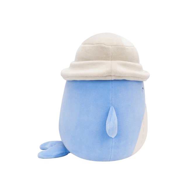 Мягкая игрушка Squishmallows – Синий кит Самир в панаме (19 cm) - изображение 5